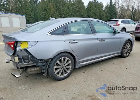 2017 Hyundai Sonata Sport from USA, damaged, VIN 5NPE34AF4HH595781